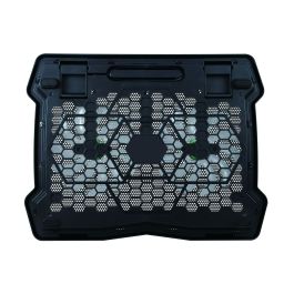 Conceptronic THANA06B Base Refrigeradora para Portátil 15.6" con 2 Ventiladores de 12.5cm, USB, Negro y Azul