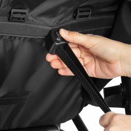 HAUCK HAU4007923148549 Cochecito Todoterreno Rapid de 3 Ruedas con Plegado Rápido con una Mano - Negro