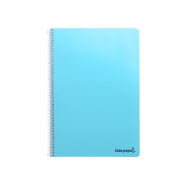 Liderpapel Cuaderno Espiral Folio Tapa Blanda 80 Hojas 60gr Rayado Nº46 Colores Surtidos