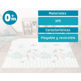 KioKids Tapete Mantita Plegable Educativo 150 x 200 cm Impermeable Reversible