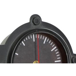 DKD Home Decor Reloj Sobremesa Vintage Negro Dorado Hierro Cristal 7 x 20 x 38 cm