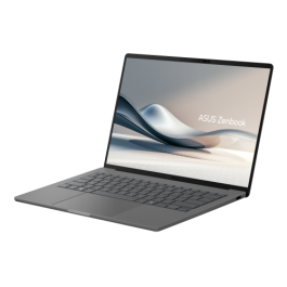 ASUS Zenbook A14 OLED UX3407RA-QD031W - Portátil 14" WUXGA, Snapdragon X1E-78-100, 32GB RAM, 1TB SSD, Qualcomm Adreno GPU, Windows 11 Home, Gris Islandés - 90NB16G2-M003N0