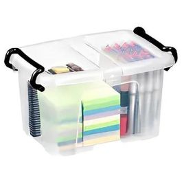 Cep Contenedor plástico transparente 6 litros con tapa hermética, asas y ruedas – 305x224x182 mm Precio: 10.95000027. SKU: B1ATCL3Y2H