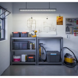 Keter Estante de Almacenamiento Plus 90/40/5 - Negro - 90 x 40 x 182 cm - 5 Estantes