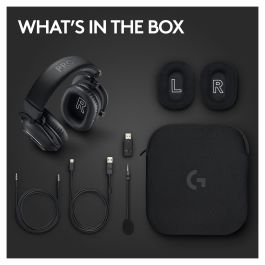 Logitech PRO X 2 Lightspeed Auriculares Inalámbricos Gaming Negro