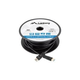 Lanberg Cable HDMI V2.1 M 8K 48Gbps 30 Metros de Longitud