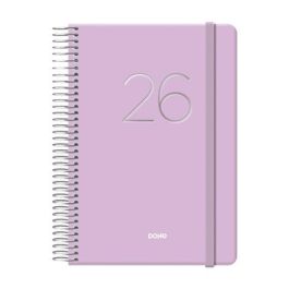 Dohe Agenda Anual Gloss Espiral 12.5x18 cm Dp Cierre C-Goma Morado 2026 Precio: 13.50000025. SKU: S8404150