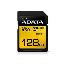 ADATA Tarjeta de Memoria SDXC UHS-II U3 Class 10 de 128GB, Velocidad Lectura 290MB/s, Escritura 260MB/s, Negra y Oro Precio: 126.89000049. SKU: B1GYFDRA96