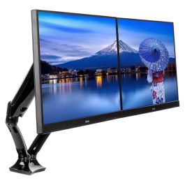 Iiyama Soporte Doble de Monitor con Gasfeder, Para 2 Pantallas de 10"-27" y 5 kg, Montaje Pinza/Atornillado VESA 100x100/75x75 mm, Negro Precio: 128.7077. SKU: B133TB7GKQ