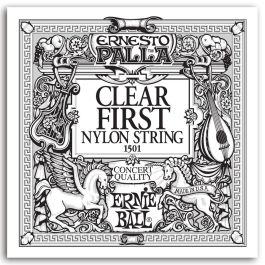 ERNIEBALL Cuerda de Nylon Clear 1St. Ernesto Palla