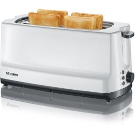 Severin AT2234 Tostadora de 4 rebanadas, 2 ranuras largas, 1400W, para tostar, descongelar y recalentar, soporte de repostería, autocentrante Precio: 50.49999977. SKU: S7113235