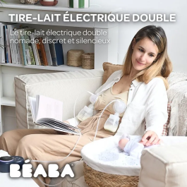 BEABA Extractor de Leche Eléctrico Doble AABKX54441 - Azul Medianoche