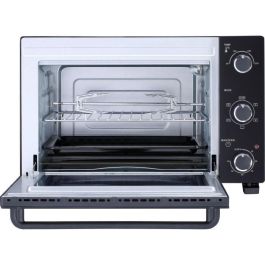Continental Edison CEMF35B4 Mini Horno Eléctrico 35L Negro 1500W con Asador y Circulación Natural