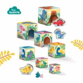 Ses Creative SES8710341132026 Torre de Habilidad Apilable de Bloques con 3 Figuras de Dinosaurios Ses Creative SES8710341132026 Torre de Habilidad Apilable de Bloques con 3 Figuras de Dinosaurios