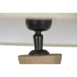 DKD Home Decor Lámpara de Pie de Mango y Lino 28 x 28 x 136 cm