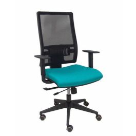 Silla Piqueras Y Crespo Horna Brazos Regulables Mecanismo Traslack Altura Y Apoyo Lumbar Regulable Rueda Parquet Respaldo Malla Negra Transpirable Y Asiento Tapizado Bali Turquesa Precio: 302.99986915. SKU: B1CPDJB4WY