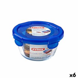 Fiambrera Hermética Pyrex Cook & go 15,5 x 15,5 x 8,5 cm Azul 700 ml Vidrio (6 Unidades) Precio: 66.59000018. SKU: B156K6BD5X