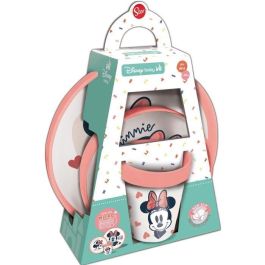 CAJA DE COMIDA DE 3 PIEZAS MINNIE TAZA / CUENCO / PLATO - Set 3uds Non-Sl Precio: 26.49999946. SKU: B12FDH3DTW