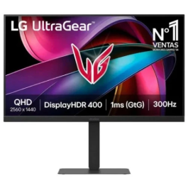 LG 27G640A-B Monitor Gaming 27" 2K Ultra HD (2560x1440) IPS, 300Hz, 1ms, NVIDIA G-SYNC, AMD FreeSync, Negro Precio: 270.49999999. SKU: B13WHSF38B