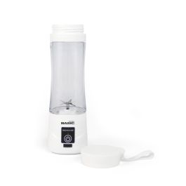 Inde Batidora de Vaso Portátil Recargable Basic Home, Capacidad 380 ml, 24 x 7.5 cm (6 Unidades)