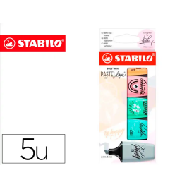 Stabilo Rotulador Boss Mini Pastel Love Estuche 5 Unidades Colores Surtidos Trazo 2-5 mm Precio: 6.69000046. SKU: B1EWBHZW9Y