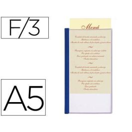 Porta Menus Liderpapel Pvc Din A5 Con 3 Fundas