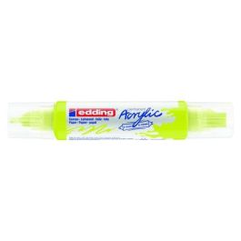 Marcador Acrylic Edding 5400 3D Doble Punta (2-3/5-10 Mm) Amarillo Neon 5 unidades Precio: 32.49999984. SKU: B1ECHCZYEJ