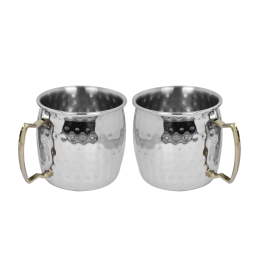 DKD Home Decor Mug Loft Plateado Dorado Inox 9.5 x 9 x 12 cm Set de 2 piezas Precio: 13.50000025. SKU: B1DLWGHGWJ