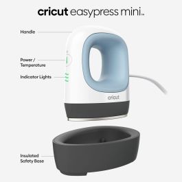Cricut Easypress Mini Prensa Térmica Azul Zen CRI0093573734021
