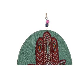 DKD Home Decor Decoracion Colgante Multicolor Metal Acrilico 2 x 71 x 25 cm (6 Unidades)