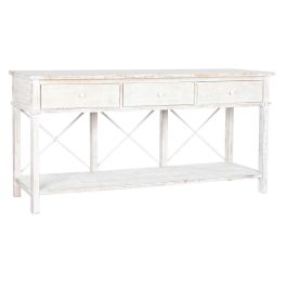 Consola Alpino DKD Home Decor Blanco Negro 45 x 86 x 1.8 cm Precio: 405.69000032. SKU: B19KNWPXAQ