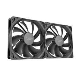 Tacens AF12X2 Ventilador para Caja PC 120mm Ultra Silencioso 14dB Tecnología Fluxus Bearing y Air-Guide (Pack 2)