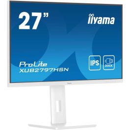 Iiyama ProLite XUB2797HSN-W2 Monitor 27" Full HD IPS, USB-C, LAN, DP-OUT, 300cd/m², Blanco