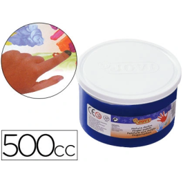 Jovi Pintura De Dedos Finger Paint Bote 500 mL Unicolor Azul Lavable No Tóxico Precio: 4.9945896. SKU: B15GGFCGGG