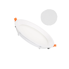 Placa LED Circular 6W CCT Regulable 600Lm UGR17 40.000H Empotrable o Superficie [JL-GP-LZ-1-17-CCT]