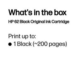 HP Envy 5640, Officejet 5740 Cartucho Negro Nº62