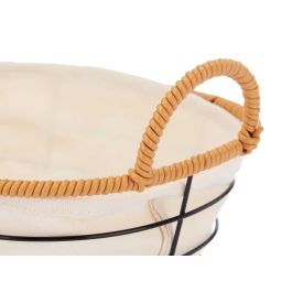 Kinvara Cesta Ovalada con Asas de Metal, 28x14x19 cm, Natural (24 Unidades) Kinvara Cesta Ovalada con Asas de Metal, 28x14x19 cm, Natural (24 Unidades)