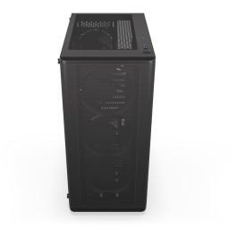 Endorfy Ventum 200 Air TG Negra Torre PC con Ventana de Vidrio Templado y Panel Frontal de Malla para Óptimo Flujo de Aire