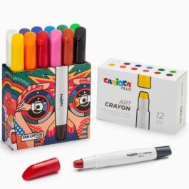 Carioca Crayones de Arte Plus Estuche 12 Ud Colores Surtidos Tempera Sólida Precio: 12.50000059. SKU: B1KD6D4AHA