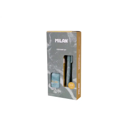 Milan Set Escritura Serie Lava Bolígrafo P1 Tinta Azul + Portaminas PL1 0.5mm HB + Afilalapiz con Goma Capsule Color Verde Precio: 8.79000023. SKU: B1EZZKYTXX