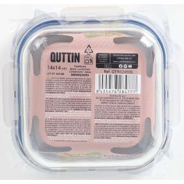 Inde Fiambrera Cuadrada con Tapa Hermética "Boho" 14 x 14 cm (12 Unidades)