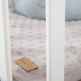 Roba Parque Infantil 75x100 cm Gris 'Lil Planet' ROB4005317333557 - Madera Lacada en Blanco con Alfombra de Juegos