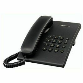 Teléfono Fijo Panasonic KX-TS500EXB Negro Precio: 19.68999967. SKU: S0403000