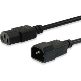 Equip Kaltgeräteverl.-Kabel IEC C14 -> IEC C13 St/Bu 3m sw