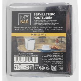 My Bar Servilletero Hostelería Inox 10 x 14.5 x 11.5 cm (12 Unidades)