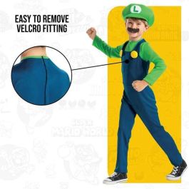 Nintendo Disfraz Luigi Super Mario Lujo T. 4-6 años Nintendo Disfraz Luigi Super Mario Lujo T. 4-6 años