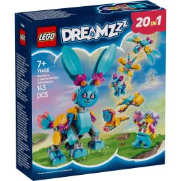 LEGO 71488 DREAMZzz Aventuras de Bunchu: Animales Creativos Set de Construcción Figura Articulada con 19 Formas e Izzie