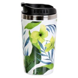 Cook Concept Taza Térmica Take Away Doble Pared Acero Inoxidable 350 ml Tapa Hermética Ideal Bebidas Frías y Calientes