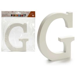 Letra G de Madera Blanca 1.8x15 cm - Pincello (12 Unidades) Precio: 11.99000011. SKU: B17P9PZQ65