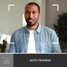 Logitech Brio 500 Webcam Full HD 1080p Grafito con Tapa de Privacidad Integrada y Rightlight 4